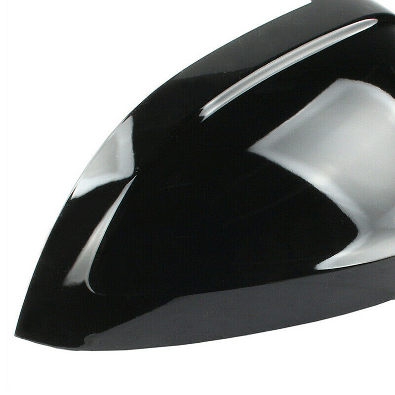 Guard Black Left Door Rearview Mirror Cover Cap Fit for Audi A4 S4 B9 A5 S5 Atn