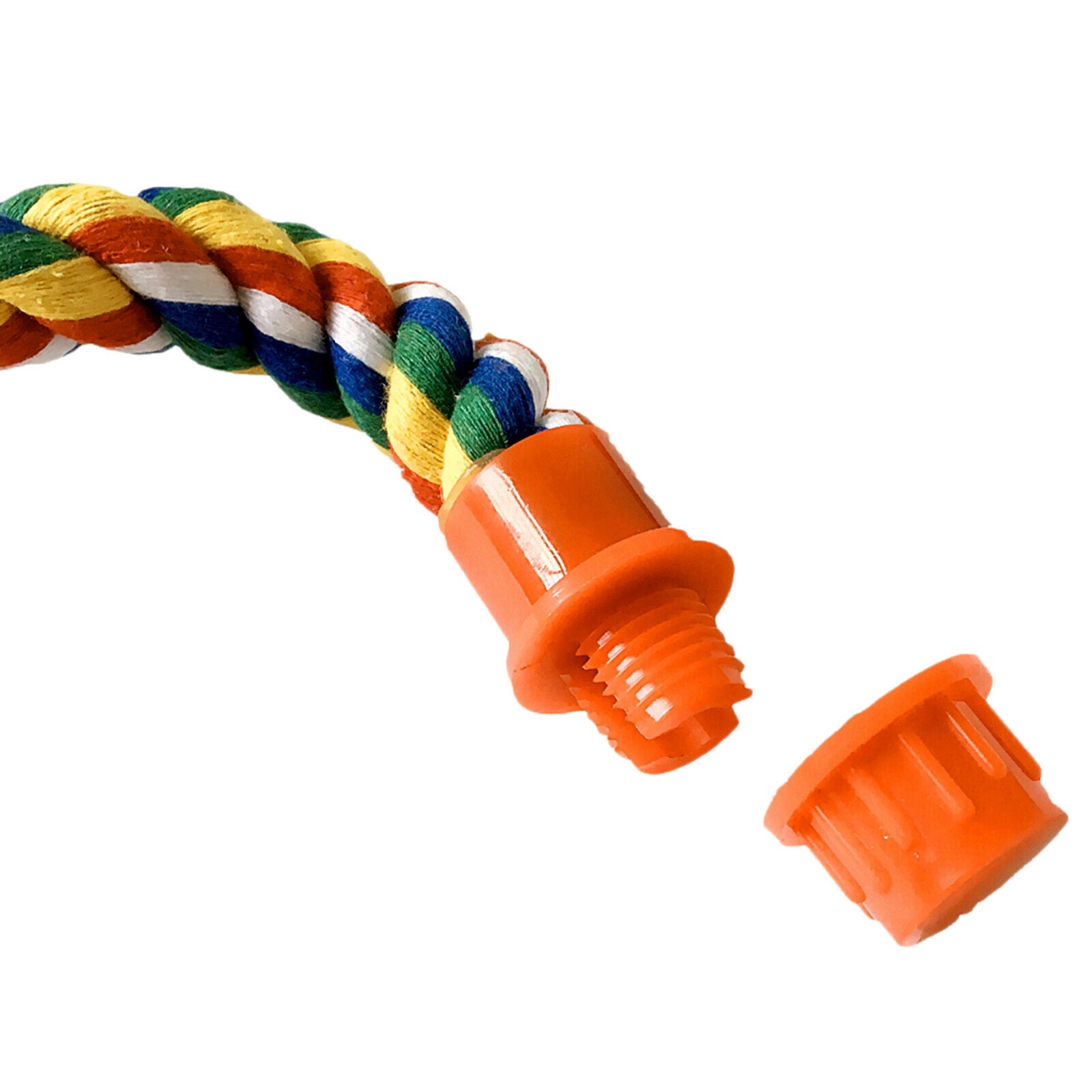 Bird Rope Perch Stand Bird Toys Staion Bar for Parrot Budgie Lovebird Macaw