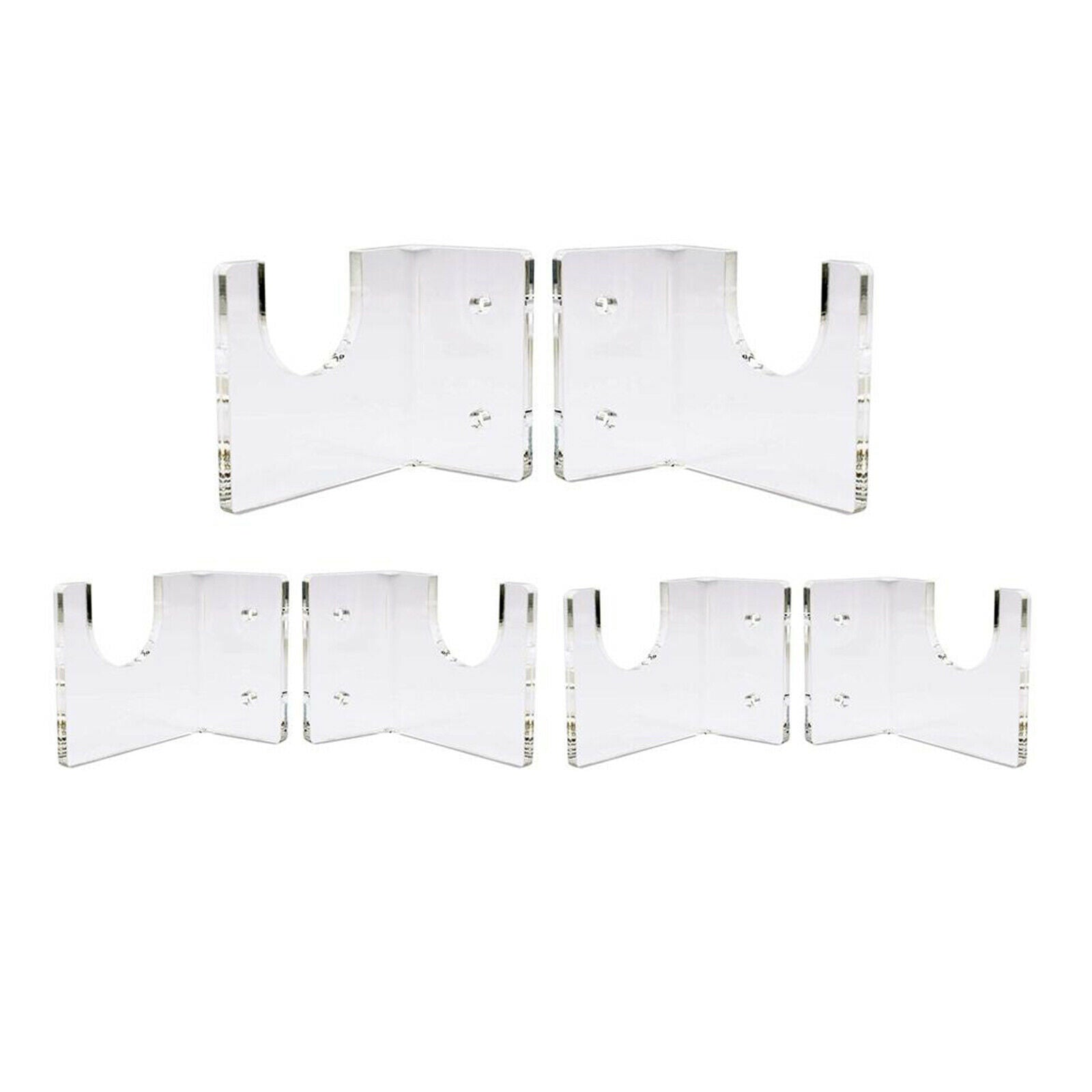 Fishing Rod Holder Wall Mounted Rack Support Clear Display for Boat Garage