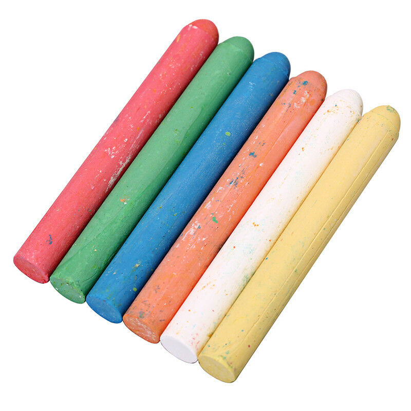 6Xdustless chalk pen drawing chalks for blackboard stationary school suppl HBDA