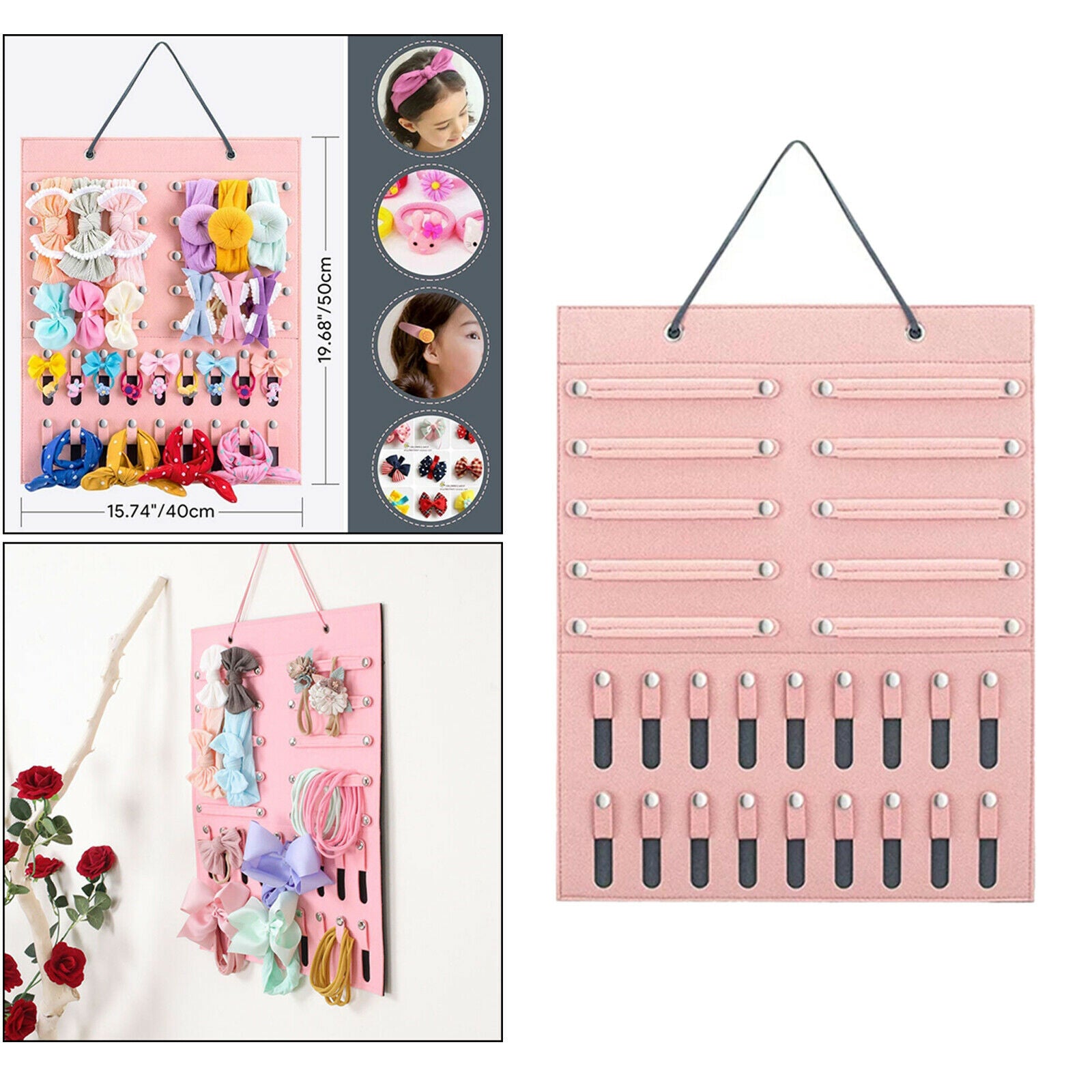 Felt Headbands Holder Newborn Baby Band Retail Organizer Display Hanging