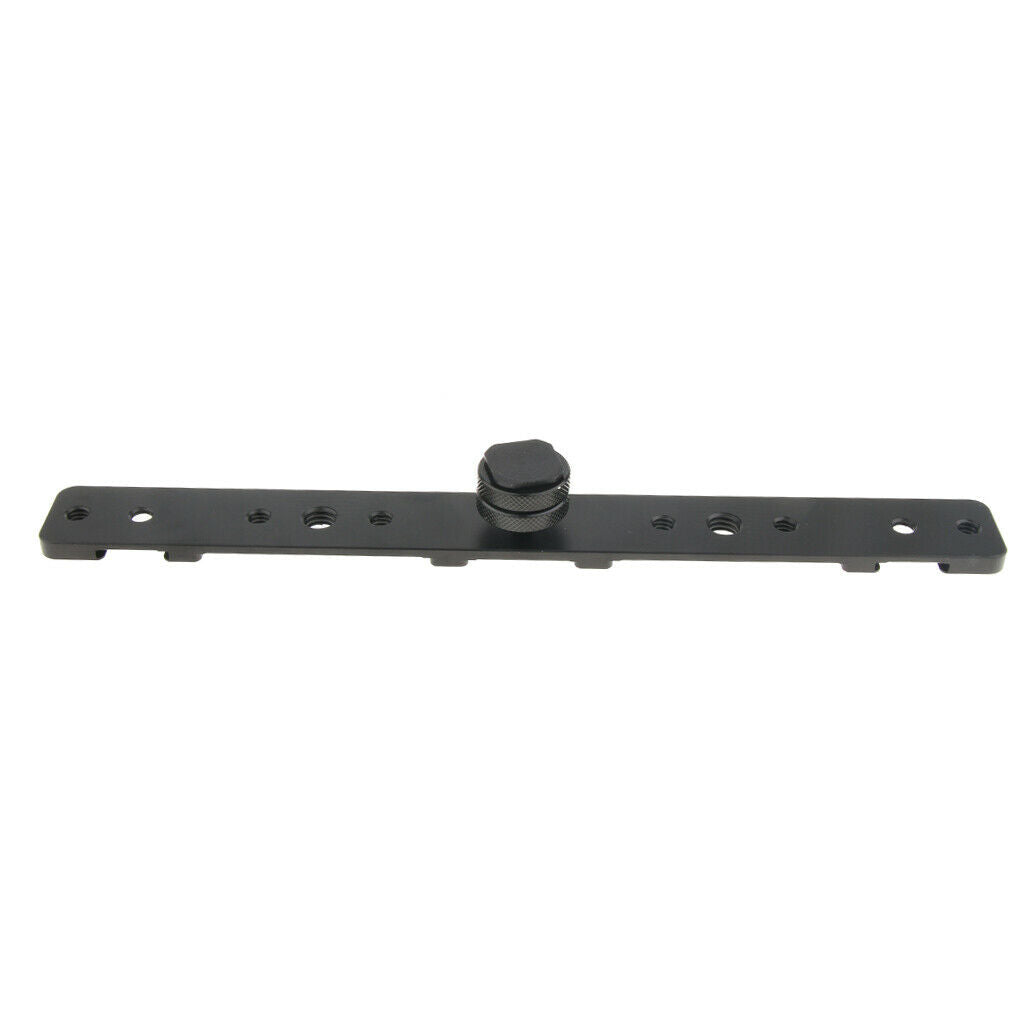 Camera Dual 1/4 "Screw Bar Bracket Cold DV Video Extension Light