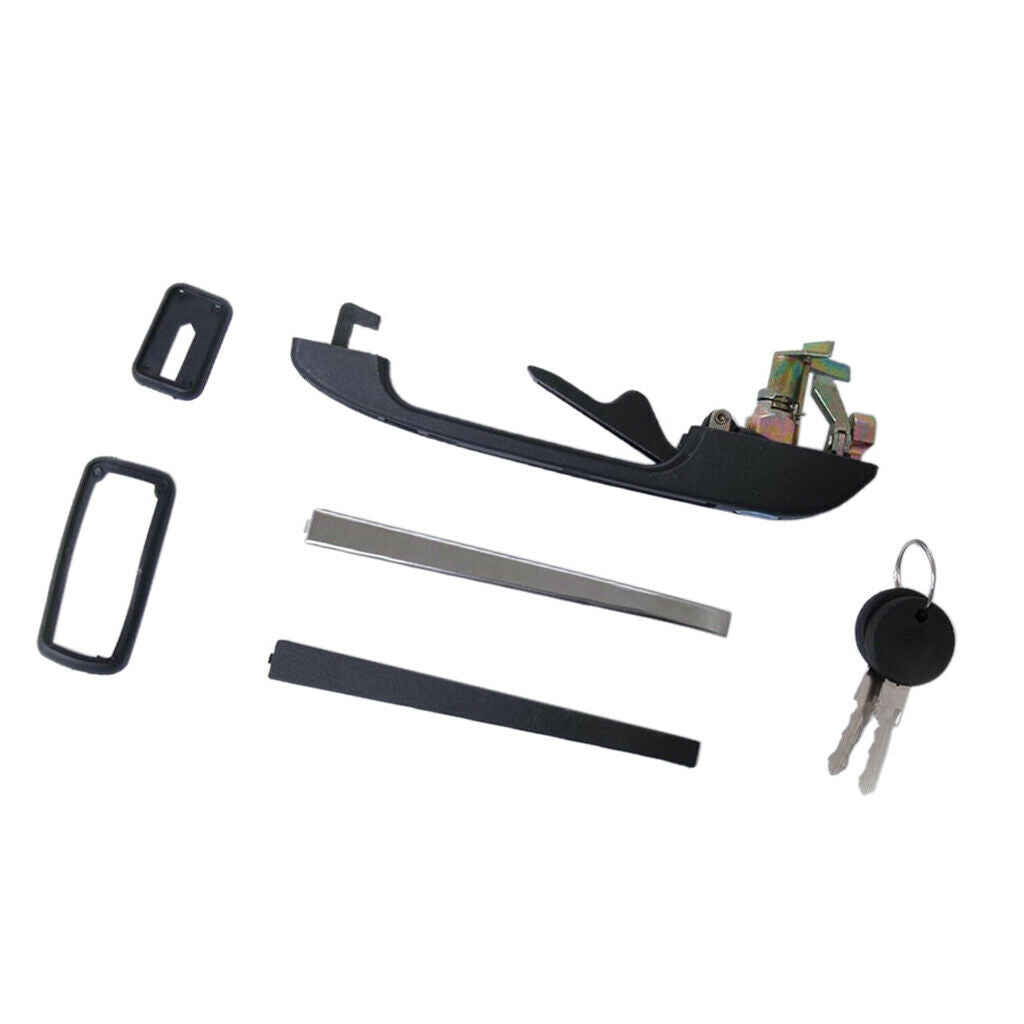Front Left&Right Exterior Door Handle Kits for VW Golf Jetta MK1