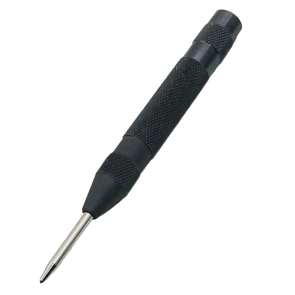 Stainless Steel Center Punch Automatic Center Punch Metal Tool 130mm Black