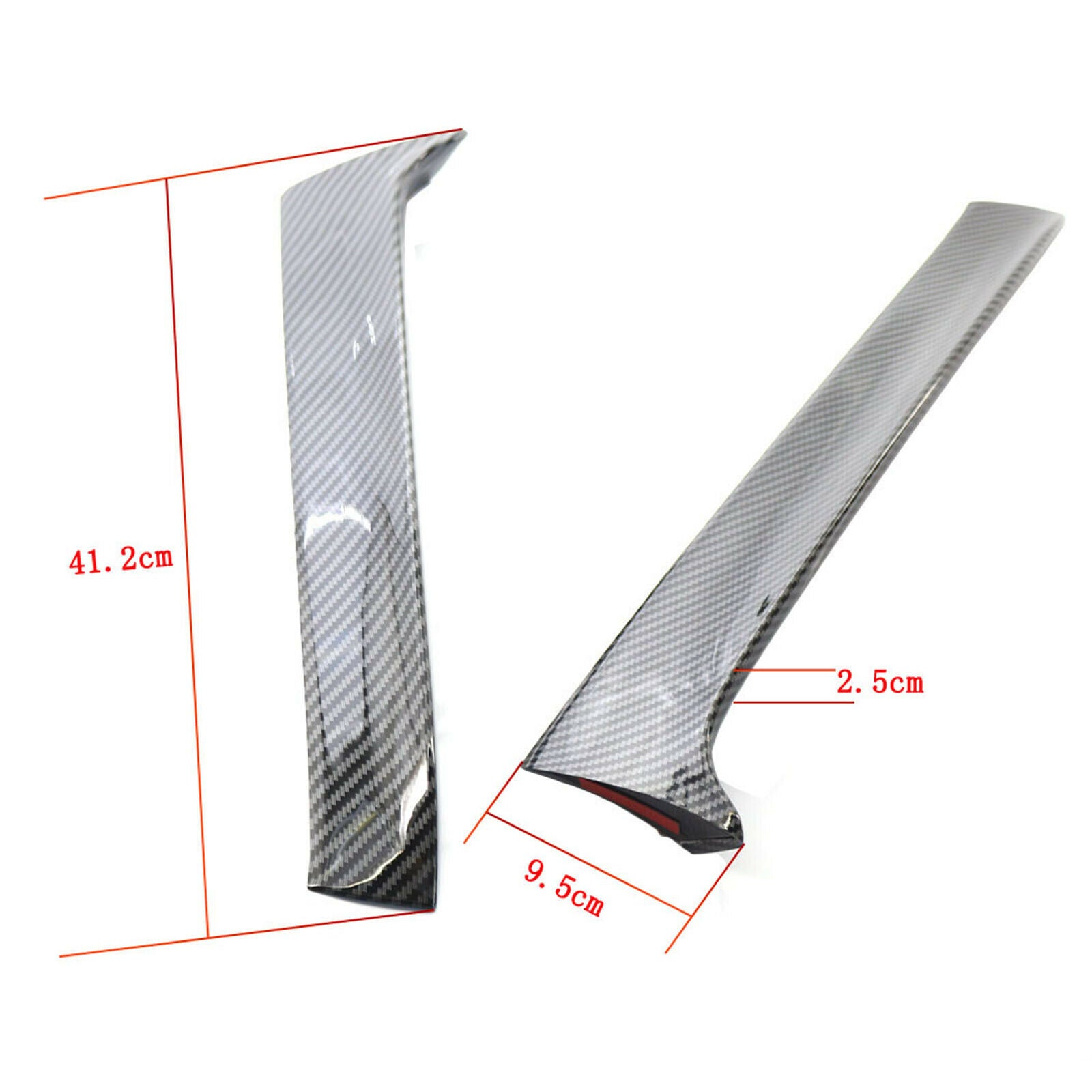 Rear Roof Window Side Spoiler Wing for VW Golf 7 R Variant Wagen 2014 - 2017
