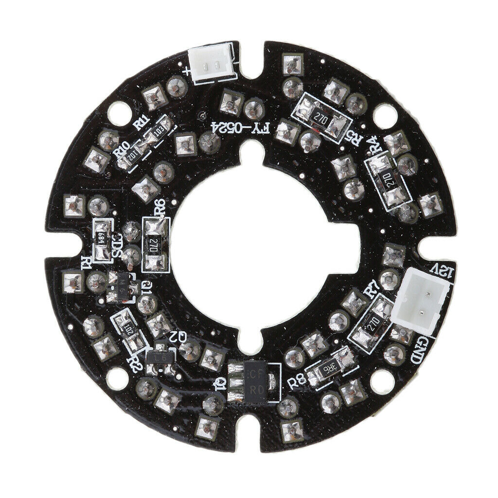 24 Infrared Night Vision IR LED Lamp Board Module for Camera DVR System