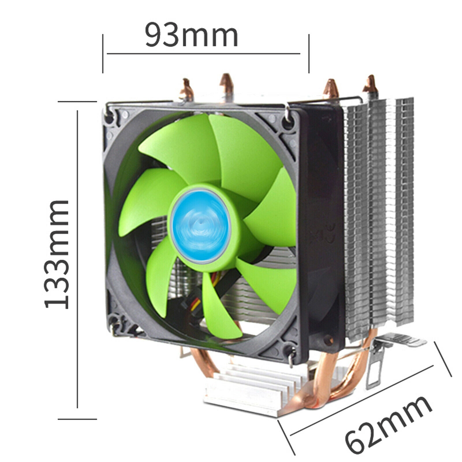 PC Desktop CPU Cooling Fan Heatsink Cooler for intel