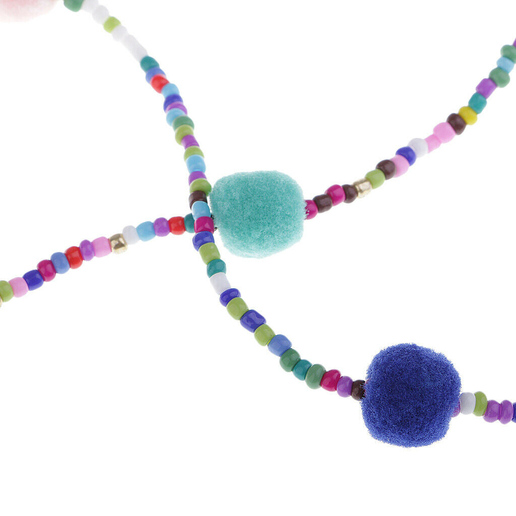 Eyeglasses Holder Strap Eyewear Retainer, Beaded Chain Sunglasses Outdoor