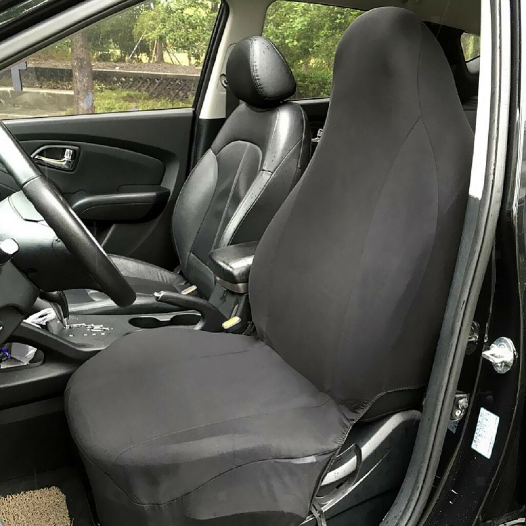 Universal Car Front Single Seat Cover Breathable Pad Mat Cushion Black