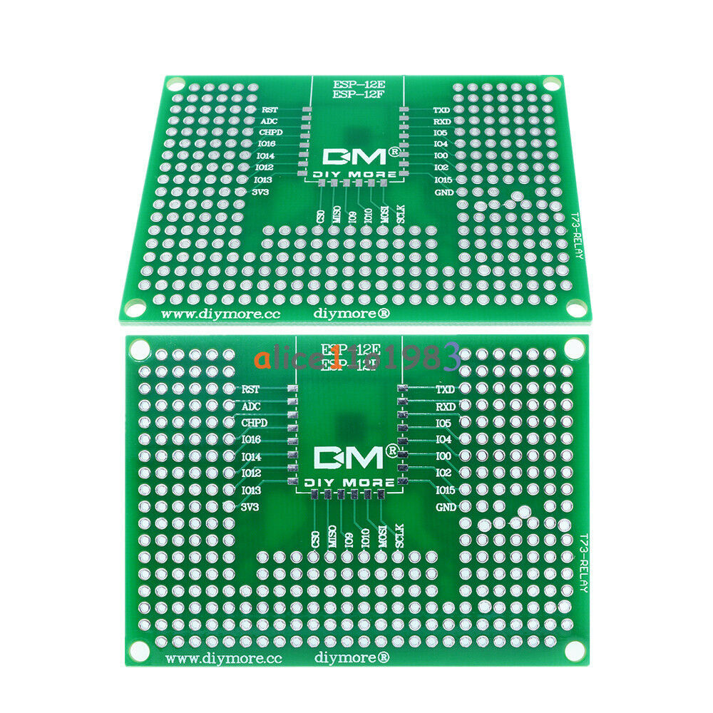 5X7CM Prototype PCB Breadboard For ESP8266 ESP-12E ESP-12F ESP32 ESP-32S Relay