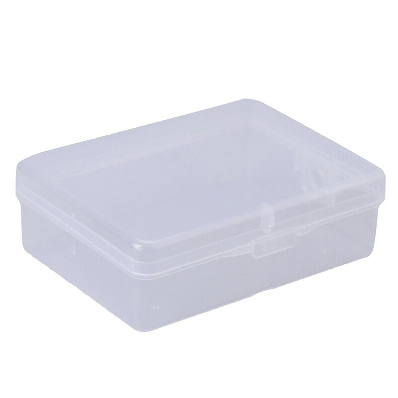 9cm*6.5cm*3cm Transparent Plastic Storage Box Clear Square Multipurpose.l8