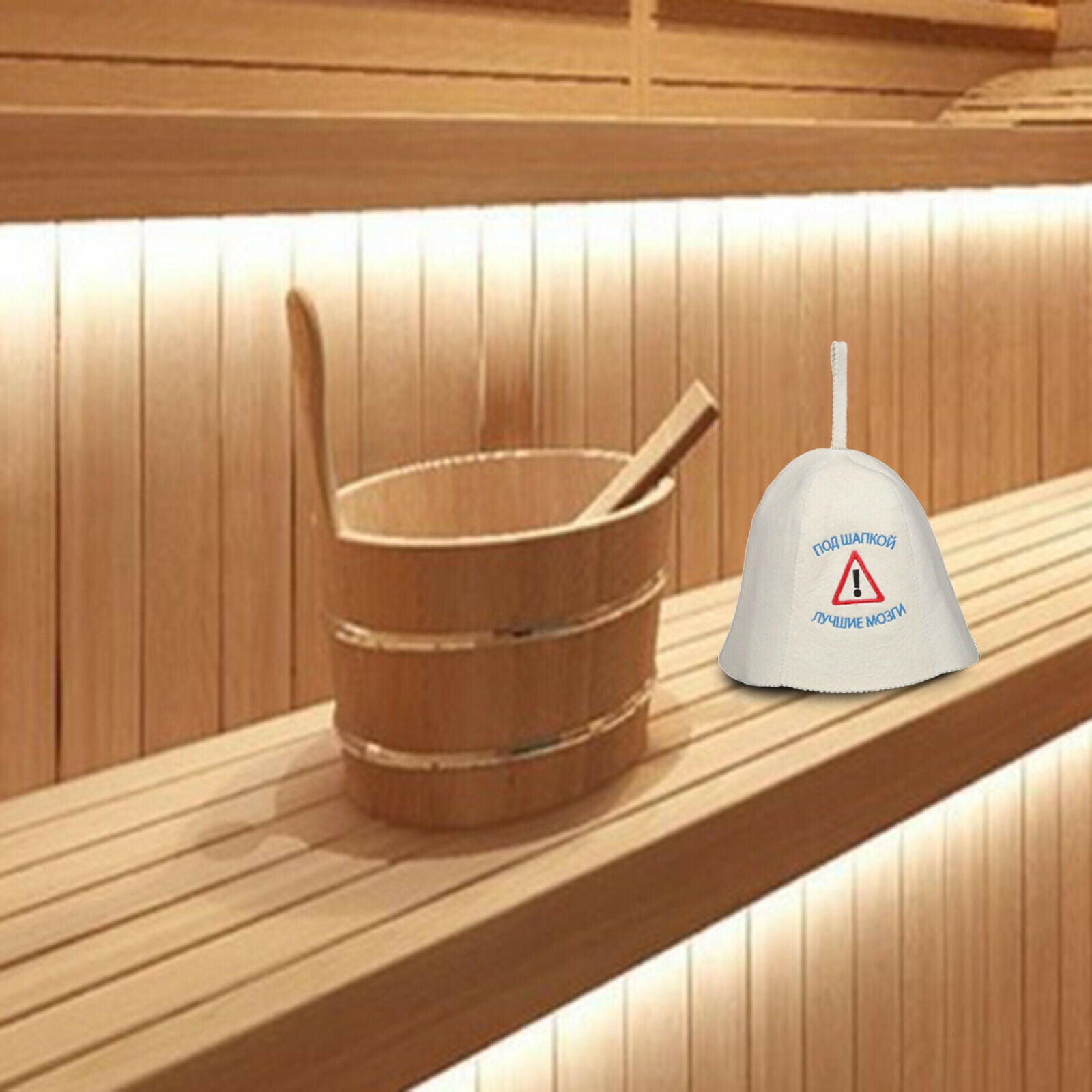 Embroidered Sauna Hat Anti Heat Heat Protection Steam Room Sauna Accessories