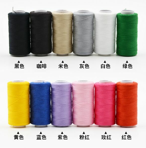 12pcs (1XBox) Spools Multi Colors Overlocking Sewing Thread, Sewing thread pack