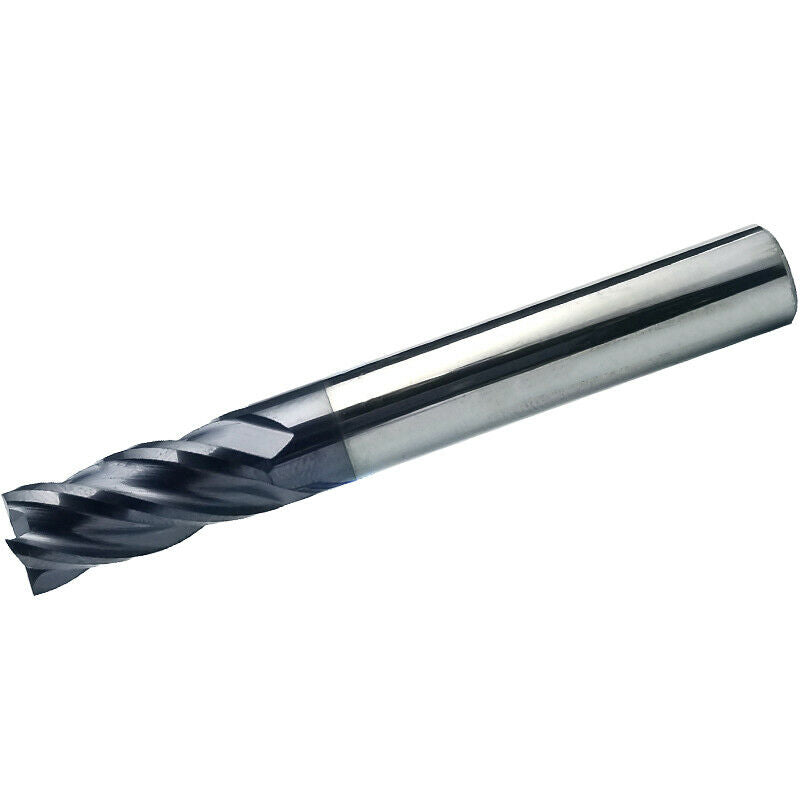 5pcs 6mm Tungsten Carbide End Mill 4 Flute HRC45 6x6Dx50L Flat Bottom [M1]