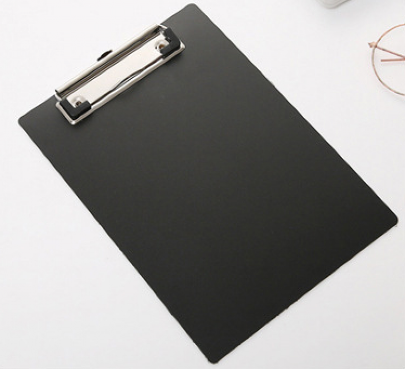 2 Pack Folding Pvc A5 Plastic Ordering Board Writing Pad Clipboard-Black