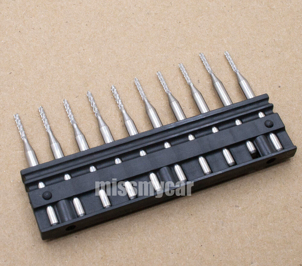 60 PCB end mill engraving cnc router tool bits 1/8" (3.175mm) L:38mm [M1]