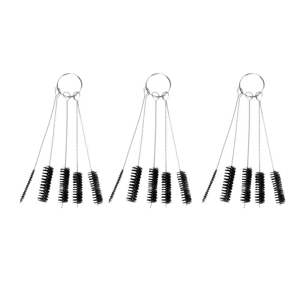 15 Pack Nylon Wire Tattoo Tube Spray Nozzle Brushes Supplies for Jewelry