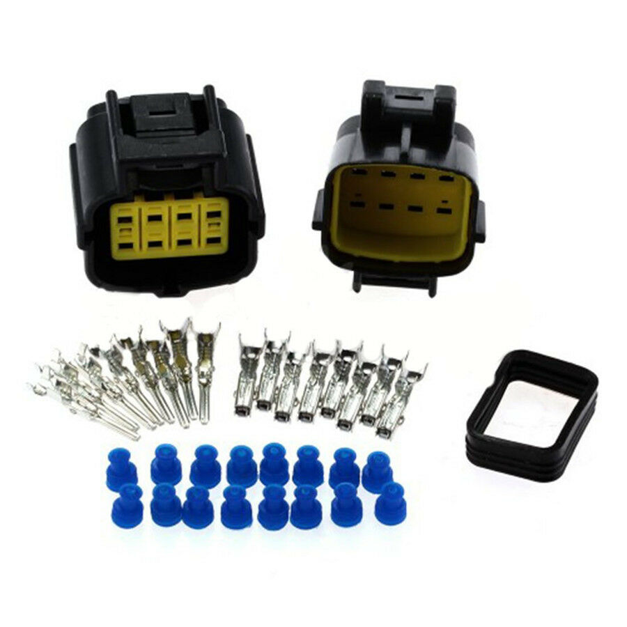 5 Sets 8 Pin Way Waterproof Wire Connector Plug Auto Sealed Electrical Car Truck