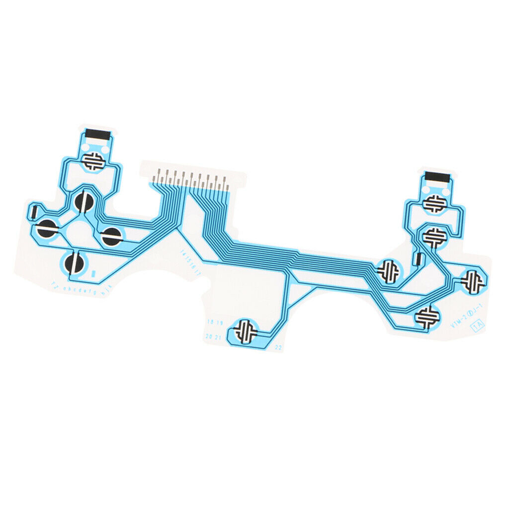 Conductive Film Keypad Flat Flex Ribbon Cable For Sony PS4 Controllers Blue