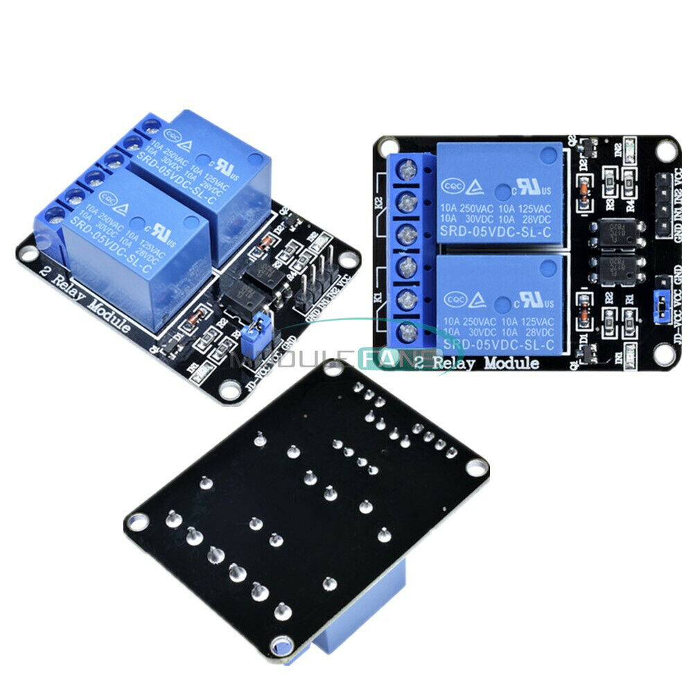 5V 2-Channel Two Relay Module + Optocoupler For PIC AVR DSP ARM For Arduino