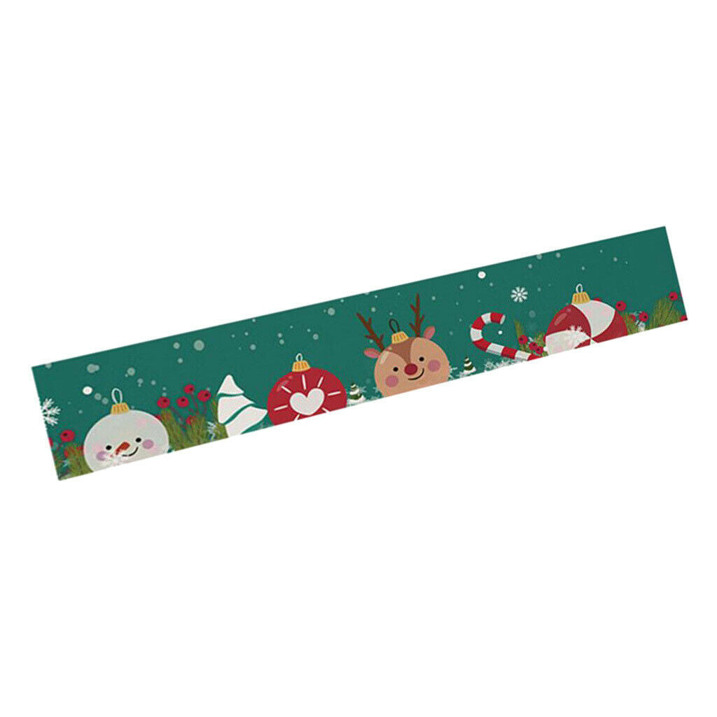 5m Merry Christmas Kitchen Bathroom PVC Tile Floor Waistline  Style01