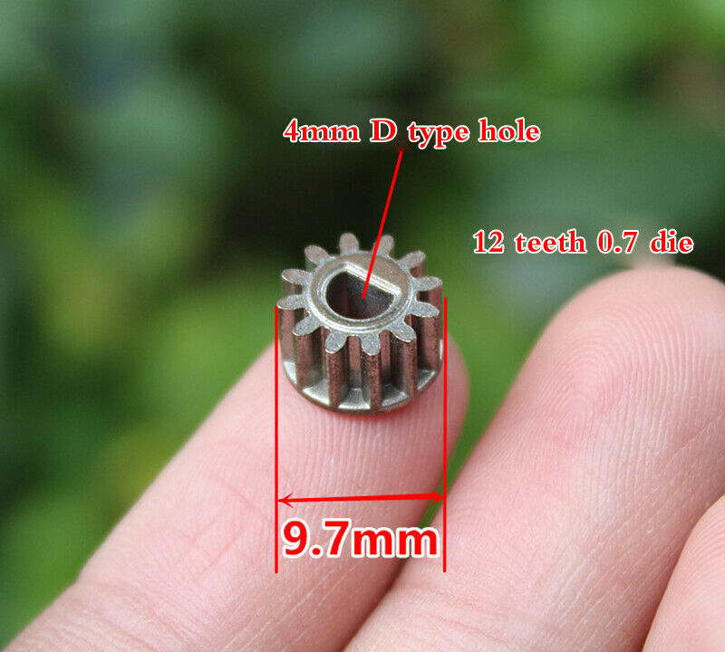 10pcs Metal gear MXL 0.7 mold gear component mounting accessories