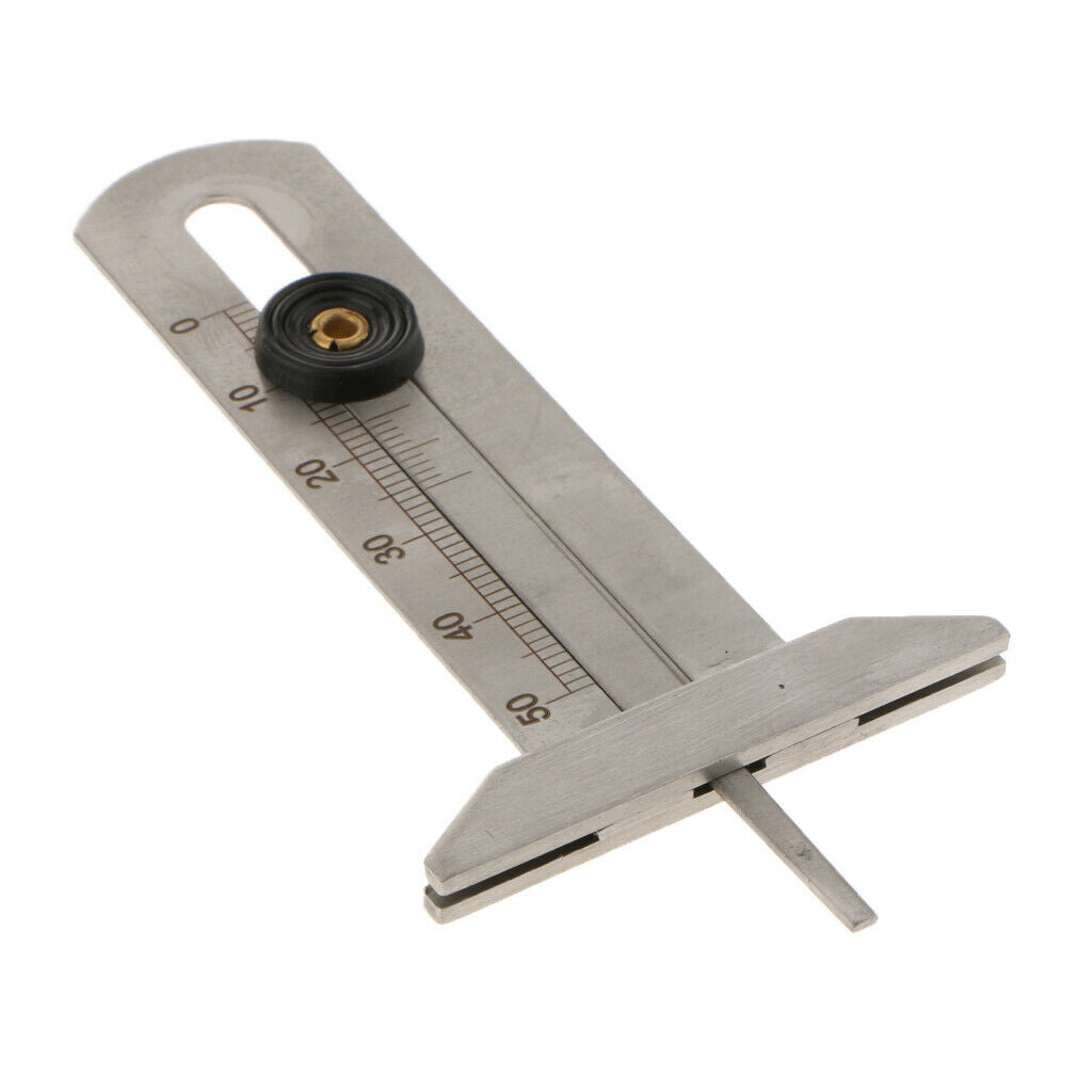 Tire Tread Depth Gauge Keyring Tire Depth Car Wheel Dimension New 50mm / 20mm