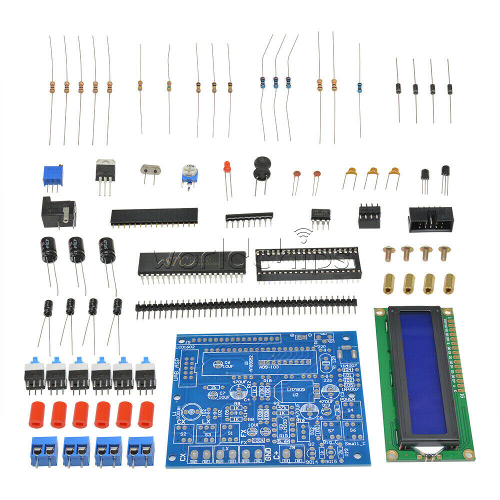 DIY LED Capacitance Frequency Inductance Tester Digital Meter/51 microcontroller