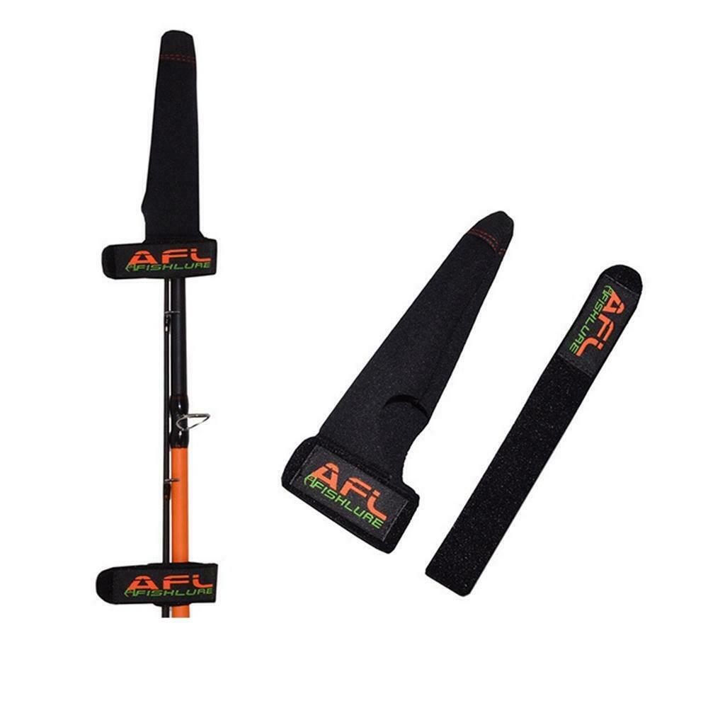 New Fishing Rod Protector Set - Rod Tip Cover And Rod Carrier Belt Straps