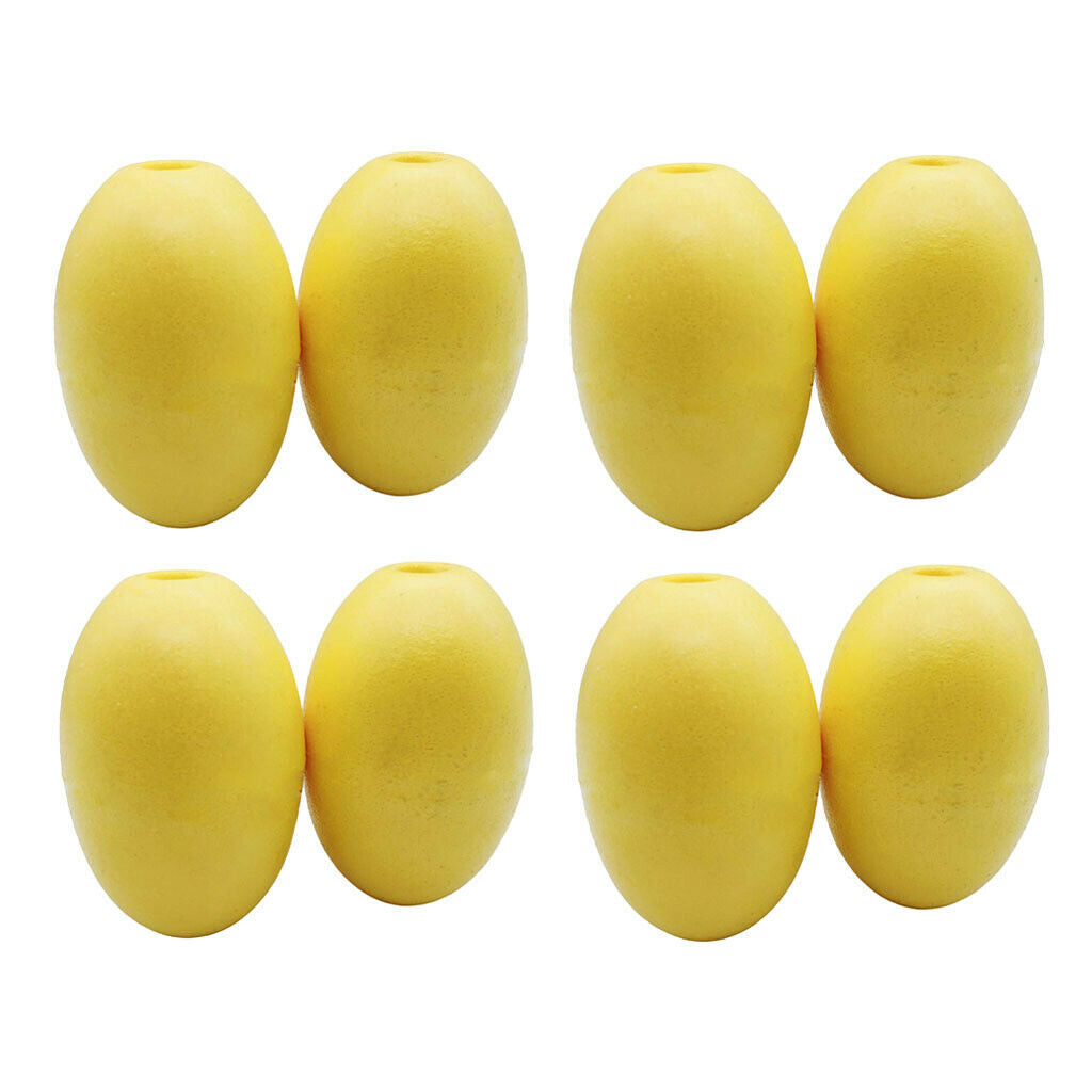 8 Pieces PVC Canoe Kayak Anchor Float Rope Buoy Buoyant Accessories Dia. 1cm