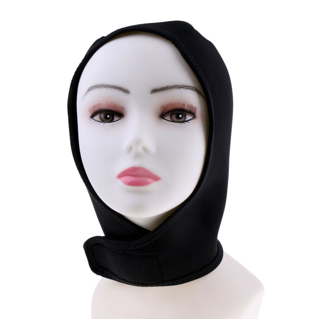 Premium 3mm Neoprene Wetsuit Hood  Hat for Surfing Kayak Canoeing Sailing Scuba