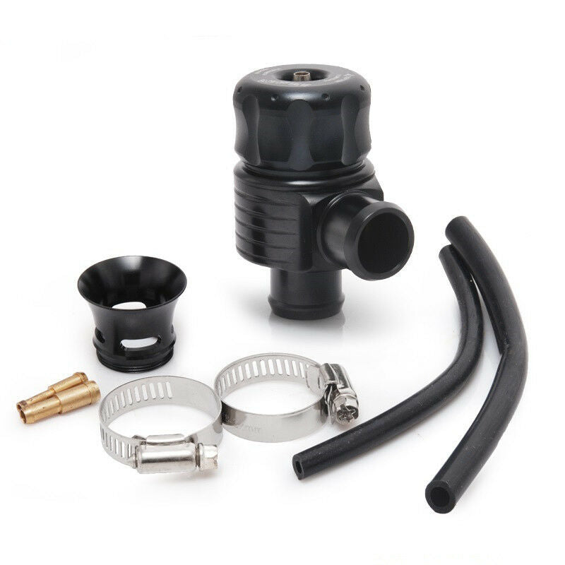 Universal 25mm Dual Port BOV Dump Valve Car Auto Turbo Blow Off Valve BOV Black