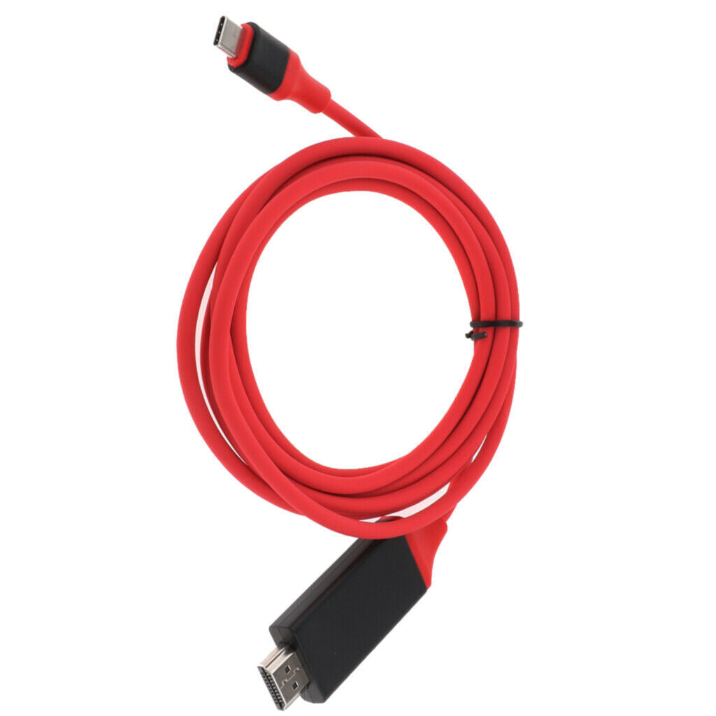 Type C to HDMI Adapter (4K, 30Hz), USB Type-C to HDMI Adapter Red