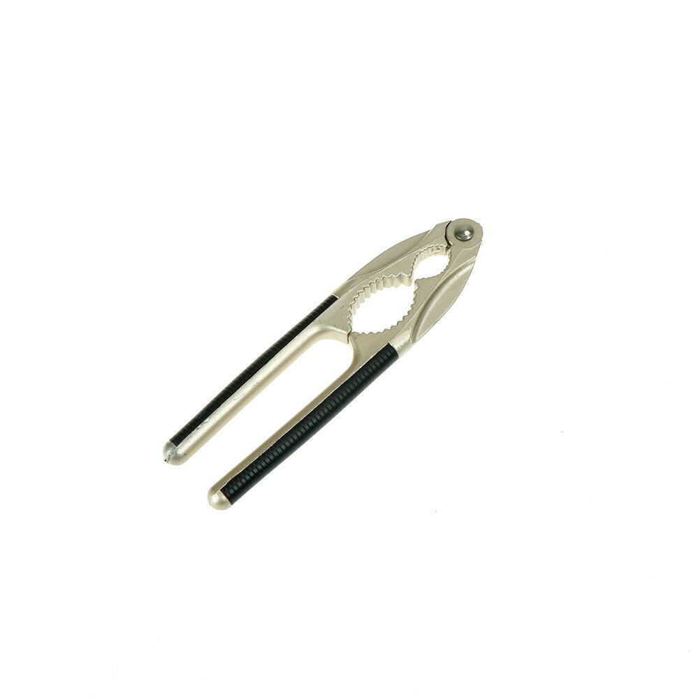 1pc Practical Stainless Steel Nutcracker Sheller Walnut Cracker Plier Crusher.DD