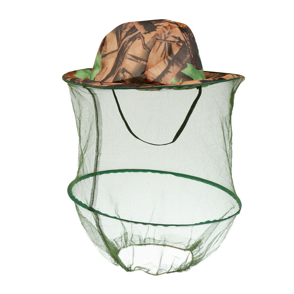 Anti-mosquito Net Outdoor Fishing Hat Face Protector Beekeeping Hiking
