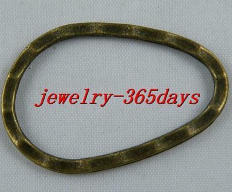 35pcs Bronze Color Closed Ring Connectors 40x27mm 466