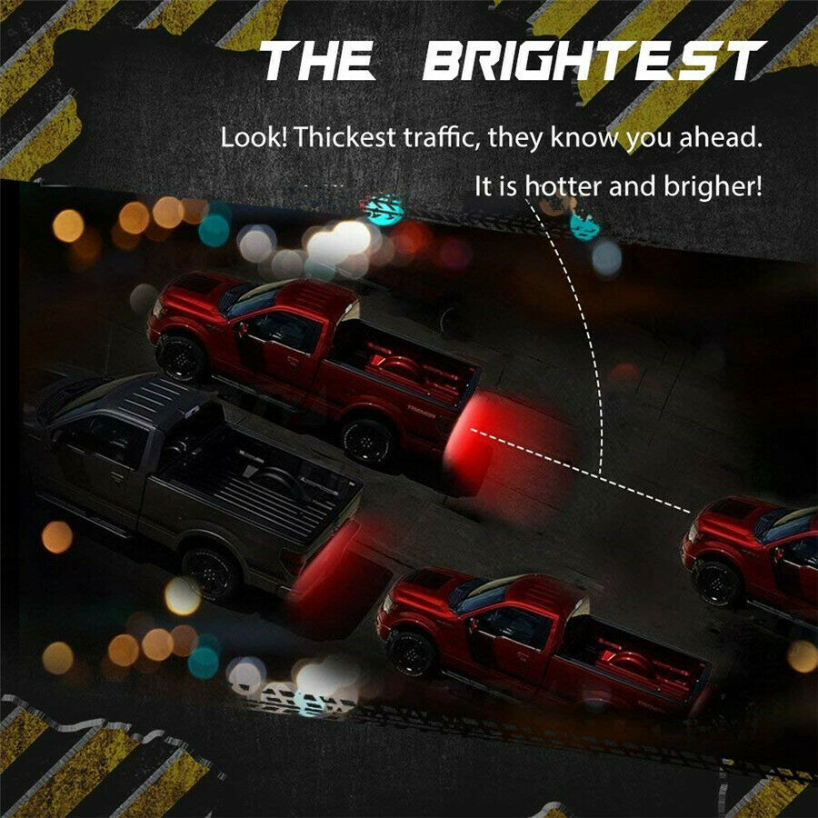 60" Triple Row LED Tailgate Light Bar 5 modes Reverse Brake Turn Signal light
