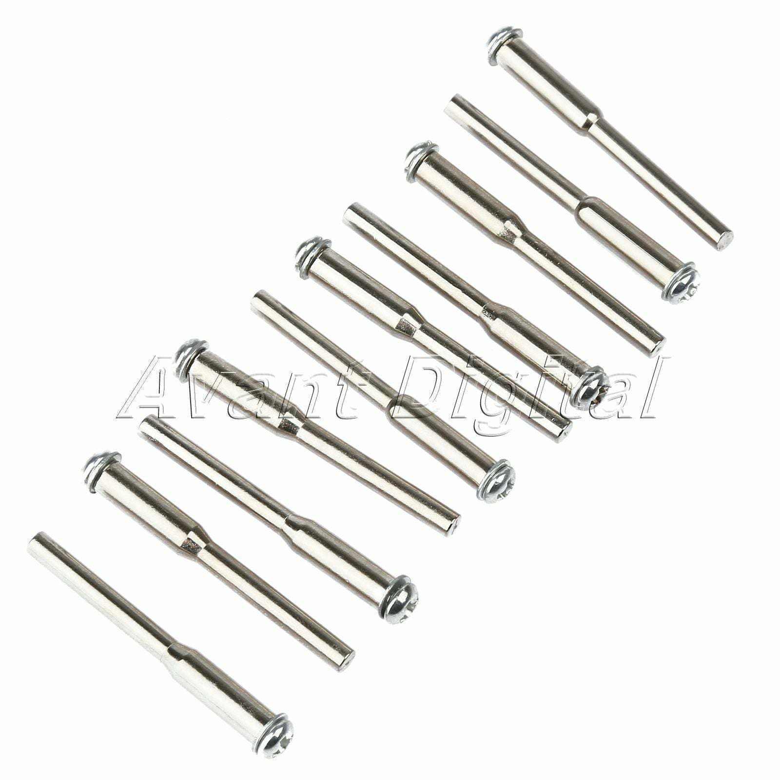 10* 1/8" Shank Diamond Cutting Fixed Mandrel Cut-Off Wheel Holder Rotary Tool