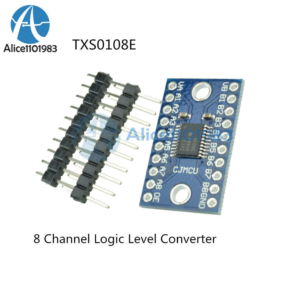 8-Channel Logic Level Bi-directional Converter Module TXS0108E TXB0108 Arduino