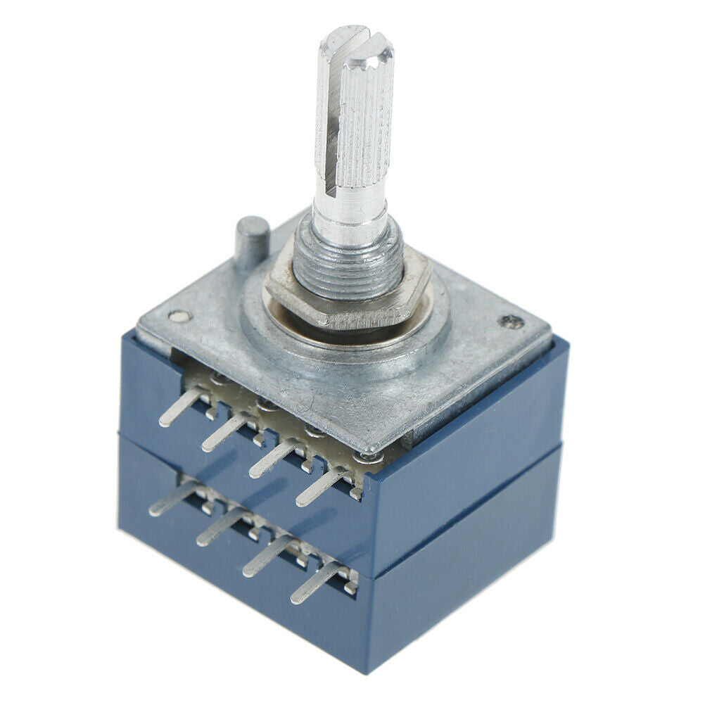1Pcs potentiometer 50K log alps audio amp volume control pot stereo w loudnes LS