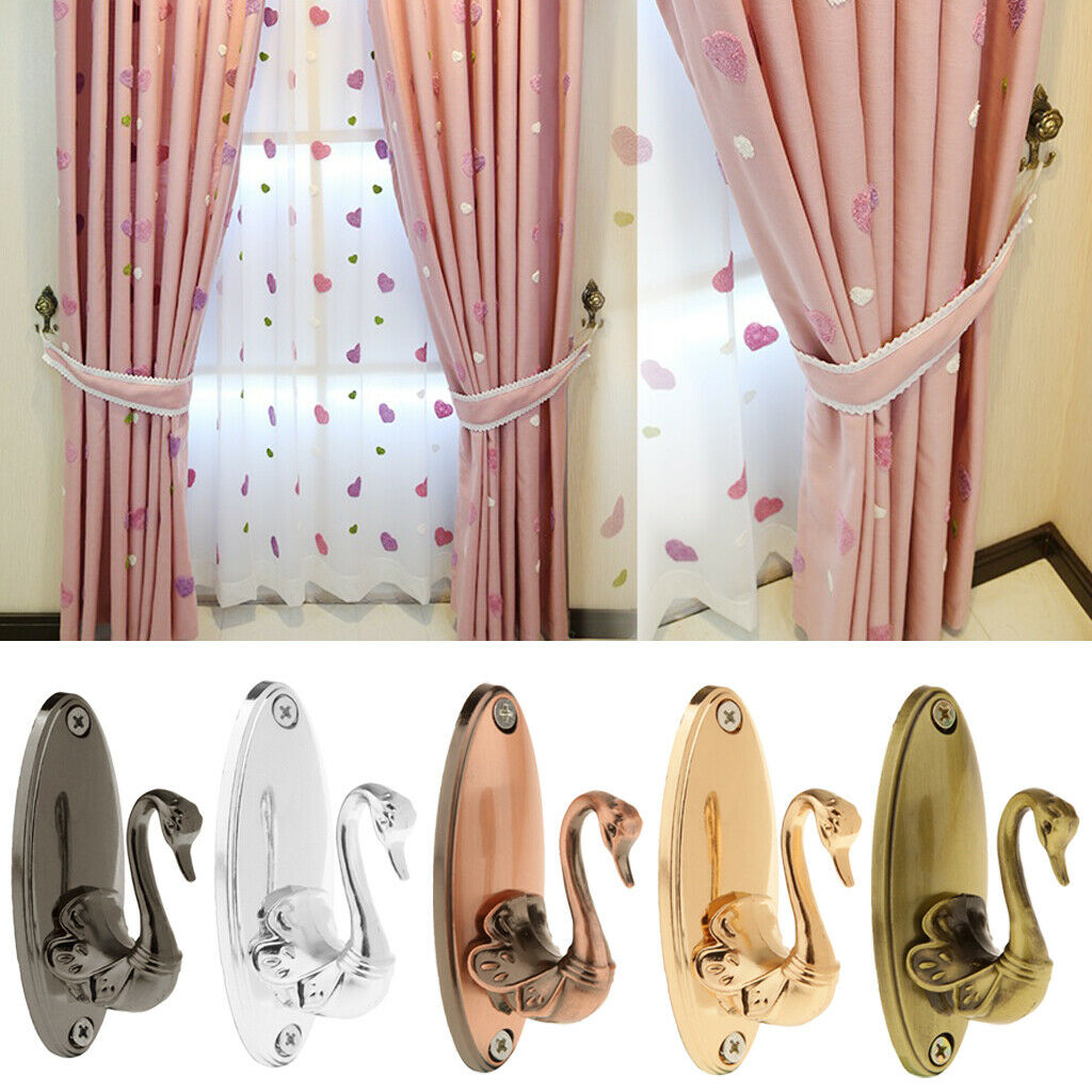 2 Pcs Decorative Curtain Drapery Holdbacks, Window Curtain Holdbacks, Marbled