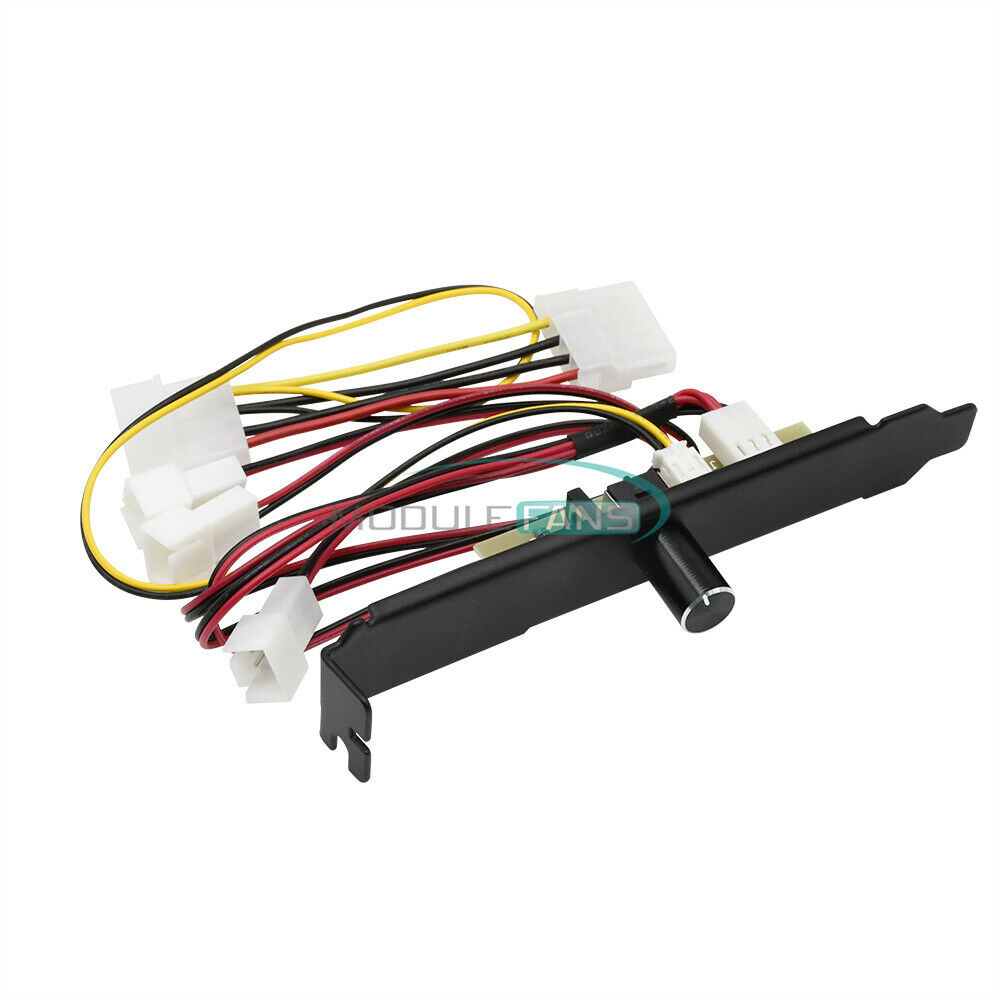 For CPU Case HDD DDR VGA 3 Channels PC Cooler Cooling Fan Speed Controller