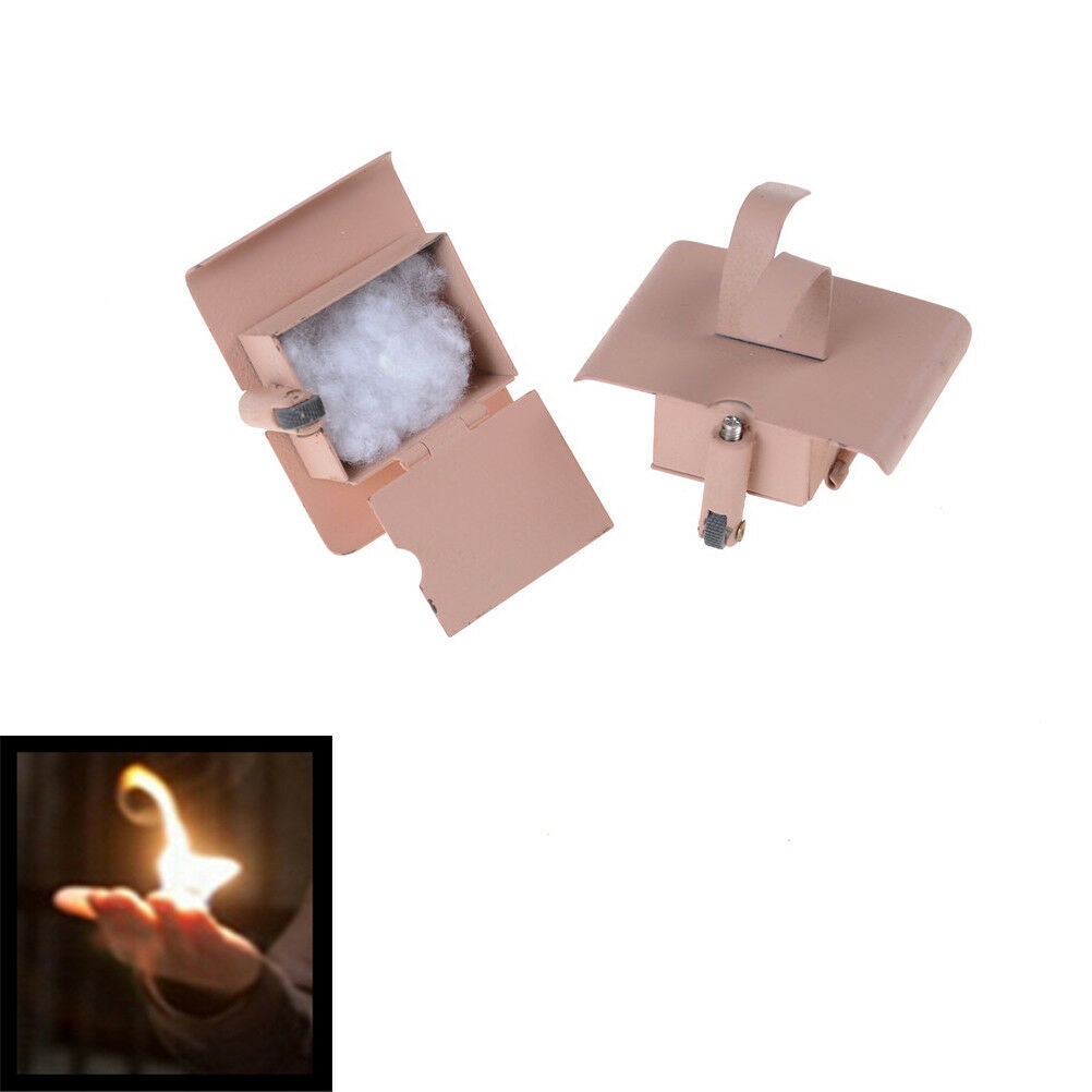 2Pcs Conjure Up Fire Flame Hand Gimmicks Close Up Stage Magic Trick _.l8
