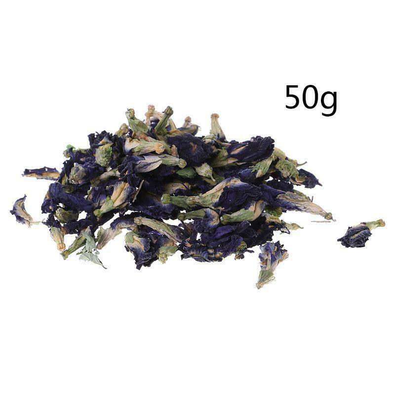50g Tea Blue Butterfly Pea tea Dried Clitoria Kordofan Pea Flower Tea