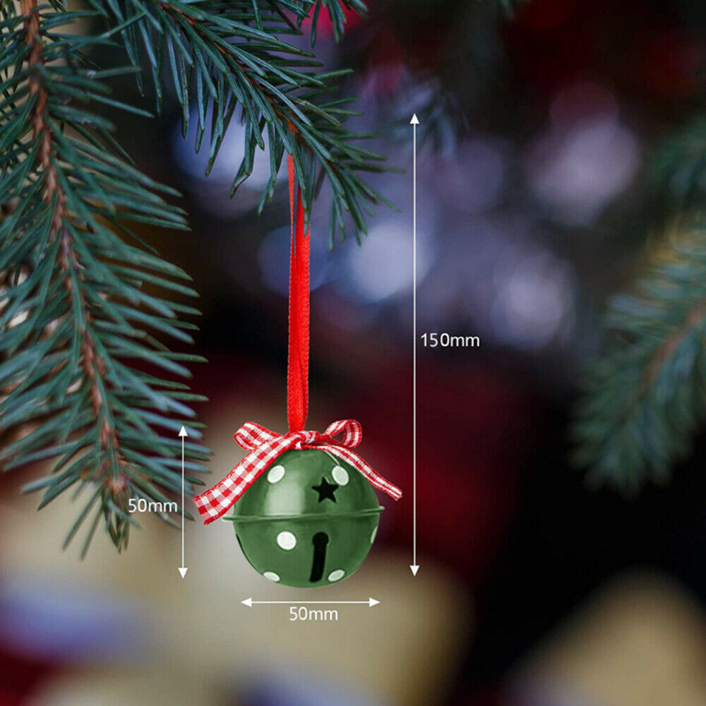 Christmas Decor Bells Christmas Tree Decor Window Door Party Hanging Ornaments