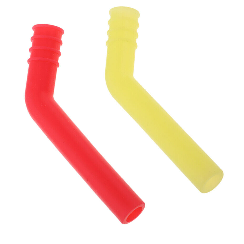 2 Pieces RC Exhaust Tube Extension Muffler for 1:8 1:10 Nitro Power