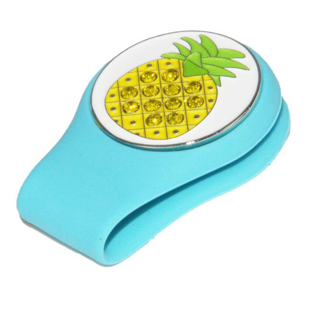 2x Creative Golf Hat Clip Magnetic Ball Marker Club Putt Position Mark