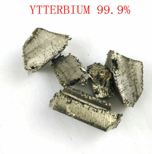 10 grams High Purity 99.9% YTTERBIUM Yb Metal Lumps