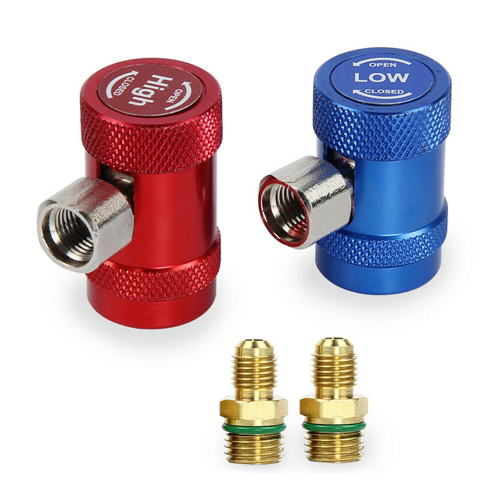 Vehicle R1234yf Quick Couplers Manual Couplers Fitting with 1/4" Male Port