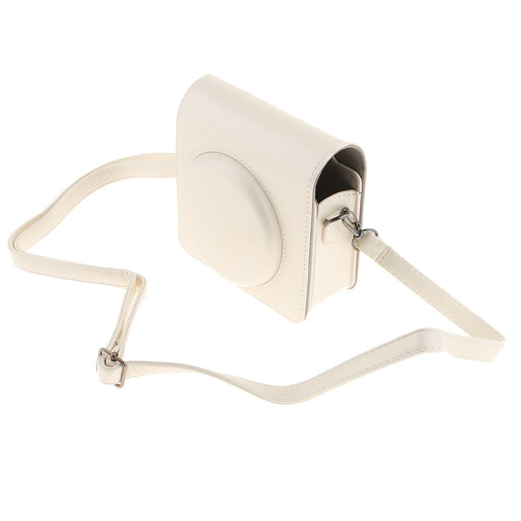 White Protective Carry Bag Shoulder Case Holder for  Instax Square SQ6